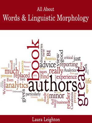 cover image of All About Words and Linguistic Morphology